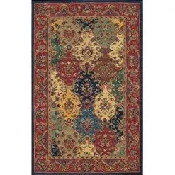 Nourison 12031 India House Area Rug Collection Multi Color 2 ft 6 in. x 4 ft Rectangle