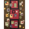 Nourison 11548 Modern Art Area Rug Collection Chestnut 8 ft x 10 ft Rectangle -Rugs&Mats Official Shop Unbeatablesale20Inc nrsn2267xx1200xx9547eb