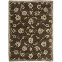 Nourison 9415 Superlative Area Rug Collection Chocolate 3 ft 6 in. x 5 ft 6 in. Rectangle