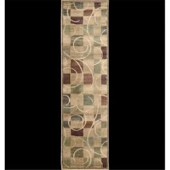 Nourison 57928 Expressions Area Rug Collection Beige 2 ft 3 in. x 8 ft Runner