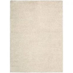 Nourison 40296 Fantasia Area Rug Collection Snow 5 ft 6 in. x 7 ft 5 in. Rectangle