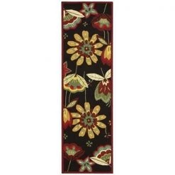 Nourison 3269 Fantasy Area Rug Collection Black 2 ft 3 in. x 8 ft Runner