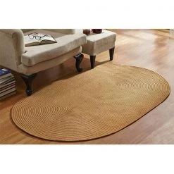 Better Trends BRCB64100STS Country Solid Braided Rug; Straw - 64 x 100 in.