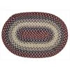 Better Trends BRWB4266CR Wool Bridge Braided Rug; Cranberry - 42 in. -Rugs&Mats Official Shop Unbeatablesale20Inc pnos143xx650xxa48456