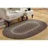 Better Trends BRWB6RBL Wool Bridge Braided Rug; Black - 6 ft. Round -Rugs&Mats Official Shop Unbeatablesale20Inc pnos151xx650xx2836d0