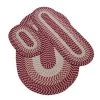 Better Trends BRAL3PCB Burgundy Alpine Rug; 3 Piece