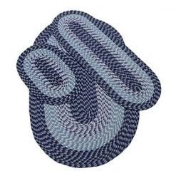 Better Trends BRAL3PCN Navy Alpine Rug; 3 Piece