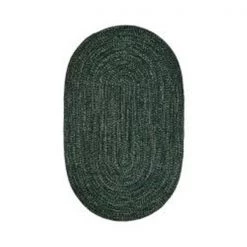 Better Trends BRCR3050DE 30 x 50 in. Chenille Reversible Rug - Emerald & Diluth Tweed