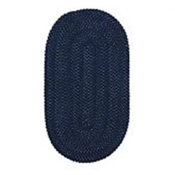 Better Trends BRCR58NV 5 x 8 in. Chenille Reversible Rug - Navy