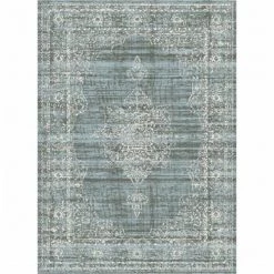Radici Usa Inc Radici USA 3563-0051-GREEN Colosseo Area Rug; Green - 5 ft. 3 in. x 7 ft. 3 in.