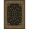 Radici Usa Inc Radici 953-1330-BLACK Castello Rectangular Black Traditional Italy Area Rug; 3 ft. 3 in. W x 4 ft. 11 in. H -Rugs&Mats Official Shop Unbeatablesale20Inc rdci294xx1200xx808839
