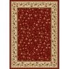 Auric 1593-1130-RED Como Rectangular Red Traditional Italy Area Rug; 3 ft. 3 in. W x 4 ft. 11 in. H -Rugs&Mats Official Shop Unbeatablesale20Inc rdci385xx650xx6f9540