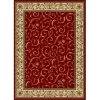 Radici Usa Inc Radici 1599-1531-RED Como Rectangular Red Transitional Italy Area Rug; 5 ft. 5 in. W x 7 ft. 7 in. H -Rugs&Mats Official Shop Unbeatablesale20Inc rdci521xx650xx2286a1