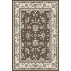 Radici Usa Inc Radici 1780-0011-BROWN Pisa Rectangular Brown Traditional Turkey Area Rug; 5 ft. 3 in. W x 7 ft. 3 in. H