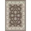 Radici Usa Inc Radici 1780-0014-BROWN Pisa Round Brown Traditional Turkey Area Rug; 5 ft. 3 in. -Rugs&Mats Official Shop Unbeatablesale20Inc rdci917xx1200xx64a242