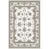 Radici Usa Inc Radici 1780-0020-BONE Pisa Rectangular Bone Traditional Turkey Area Rug; 3 ft. 3 in. W x 4 ft. 11 in. H