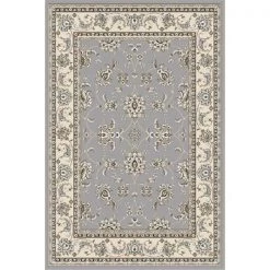 Radici Usa Inc Radici 1780-0032-GREY Pisa Rectangular Grey Traditional Turkey Area Rug; 7 ft. 10 in. W x 10 ft. 6 in. H