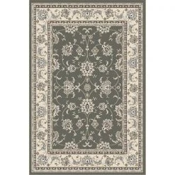 Radici Usa Inc Radici 1780-0043-LT GREEN Pisa Rectangular Light Green Traditional Turkey Area Rug; 2 ft. 2 in. W x 7 ft. 7 in. H