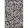 Radici Usa Inc Radici 1845-0020-GREY Pisa Rectangular Grey Contemporary Turkey Area Rug; 3 ft. 3 in. W x 4 ft. 11 in. H