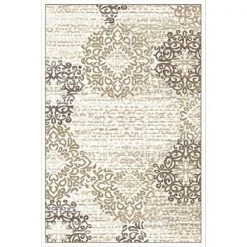 Radici Usa Inc Radici 3471-0032-BONE Pisa Rectangular Bone Contemporary Turkey Area Rug; 7 ft. 10 in. W x 10 ft. 6 in. H