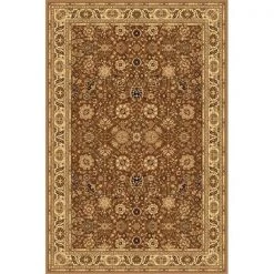 Rugs America 21851 7 ft. 10 in. x 10 ft. 10 in. New Vision Tabriz Brown Rectangular Area Rug