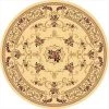 Rugs America 21829 5 ft. 3 in. New Vision Souvanerie Cream Round Area Rug -Rugs&Mats Official Shop Unbeatablesale20Inc rgam1055xx650xx863c18