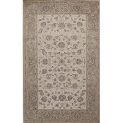 Rugs America 25931 Riviera Ivory Tan Runner Oriental Rug; 2 ft. 2 in. x 8 ft.