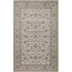 Rugs America 25935 Riviera Ivory Cream Runner Oriental Rug; 2 ft. 2 in. x 8 ft.
