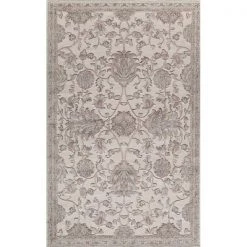 Rugs America 26018 Riviera Cream Rectangle Oriental Rug; 2 ft. 7 in. x 4 ft. 11 in.