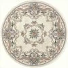 Rugs America 21530 6 ft. New Aubusson Ivory Round Area Rug -Rugs&Mats Official Shop Unbeatablesale20Inc rgam949xx650xx87722d