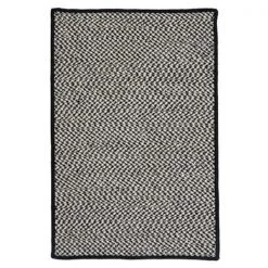 Colonial Mills Outdoor Houndstooth Tweed - Black sample swatch
