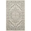 Safavieh ADR108B-9 9 x 12 ft. Large Rectangle Casual Adirondack; Ivory and Silver Power Loomed Rug