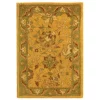 Safavieh AT21C-2 2 x 3 ft. Accent Traditional Antiquity; Gold Hand Tufted Rug