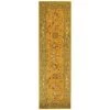 Safavieh AT21C-212 2 ft.-3 in. x 12 ft. Runner Traditional Antiquity; Gold Hand Tufted Rug