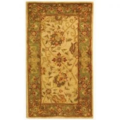 Safavieh AT21F-24 2 ft.-3 in. x 4 ft. Accent Traditional Antiquity; Ivory Hand Tufted Rug