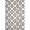 Safavieh CAM121D-2 2 x 3 ft. Accent Transitional Cambridge; Silver and Ivory Hand Tufted Rug -Rugs&Mats Official Shop Unbeatablesale20Inc sfvh25427xx650xx31af0c