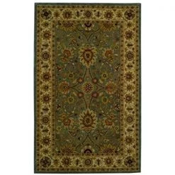 Safavieh AT249A-5 Antiquities Rectangle Rug- Light Blue-Ivory 5' X 8'