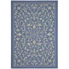Safavieh CY2098-3103-9 9 Ft. - 2 In. x 12 Ft. - 6 In. Large Rectangle; Indoor - Outdoor Courtyard Blue Natural Machine Made Rug -Rugs&Mats Official Shop Unbeatablesale20Inc sfvh30862xx1200xx3edf31
