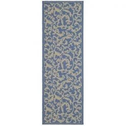 Safavieh CY2653-3103-27 2 Ft. - 4 In. x 6 Ft. - 7 In. Runner; Indoor - Outdoor Courtyard Terracotta Natural Machine Made Rug