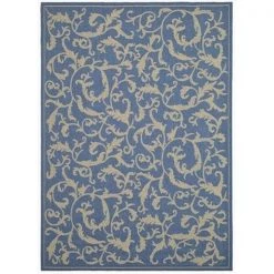 Safavieh CY2653-3103-8 7 Ft. - 10 In. x 11 Ft. Large Rectangle; Indoor - Outdoor Courtyard Terracotta Natural Machine Made Rug