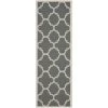 Safavieh CY6243-246-27 2 ft. -4 in. x 6 ft. -7 in. Runner Indoor-Outdoor Courtyard; Grey and Beige; Machine Made Rug -Rugs&Mats Official Shop Unbeatablesale20Inc sfvh33320xx1200xxd17ef7