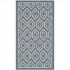 Safavieh CY6902-243-2 2 ft. x 3 ft. -7 in. Small Rectangle Indoor-Outdoor Courtyard; Blue and Beige; Power Loomed Rug -Rugs&Mats Official Shop Unbeatablesale20Inc sfvh33868xx650xx76cbfe