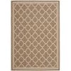 Safavieh CY6918-242-9 9 ft. x 12 ft. -6 in. Large Rectangle Indoor-Outdoor Courtyard; Brown and Bone; Machine Made Rug -Rugs&Mats Official Shop Unbeatablesale20Inc sfvh34558xx650xxdd36dd
