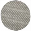 Safavieh CY6919-246-4R 4 ft. x 4 ft. Round Indoor-Outdoor Courtyard; Anthracite and Beige; Machine Made Rug -Rugs&Mats Official Shop Unbeatablesale20Inc sfvh34744xx650xxbebfeb