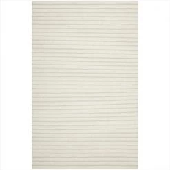 Safavieh DHU313D-4 4 ft. x 6 ft. Small Rectangle Contemporary Dhurries; White; Flatweave Rug