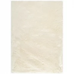 Safavieh FSS115A-4 4 x 6 ft. Small Rectangle; Shag Faux Sheep Skin Ivory Hand Tufted Rug