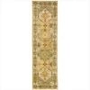Safavieh HG512C-28 2 ft. - 3 in. x 8 ft. Runner; Traditional Heritage Multi And Ivory Hand Tufted Rug -Rugs&Mats Official Shop Unbeatablesale20Inc sfvh38430xx650xx8680a1