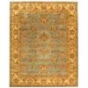 Safavieh HG811B-912 9 x 12 ft. Large Rectangle; Traditional Heritage Blue And Beige Hand Tufted Rug