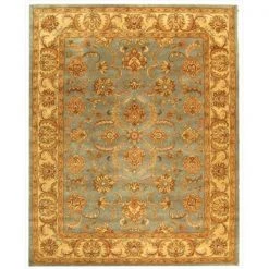 Safavieh HG811B-912 9 x 12 ft. Large Rectangle; Traditional Heritage Blue And Beige Hand Tufted Rug