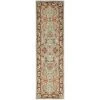 Safavieh HG812B-216 2 ft. - 3 in. x 16 ft. Runner; Traditional Heritage Blue And Brown Hand Tufted Rug
